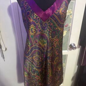 Vintage paisley slip dress by Feather Bed ✨